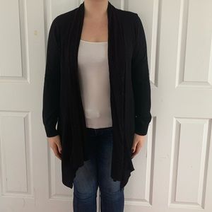 Long Black Cardigan